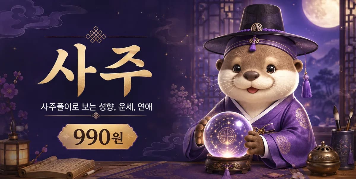 사주모모 990원 사주 분석 카드